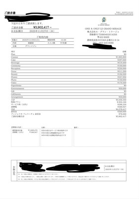 くるさんの最終見積もり明細