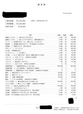 みみさんの最終見積もり明細