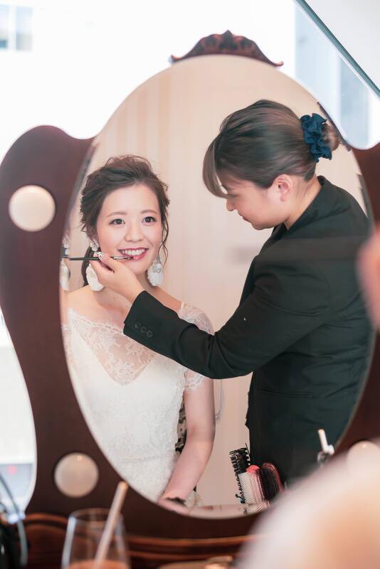専属のヘアメイク