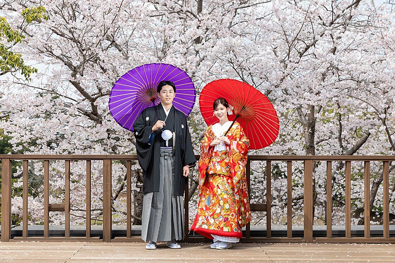 前撮りスポットも多数あり！	