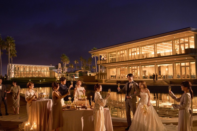 海辺でしかできないサンセットウエディング