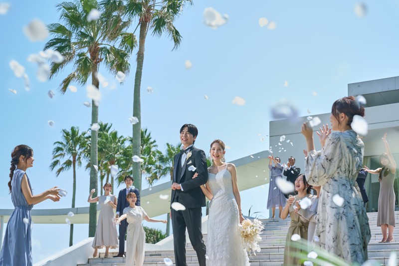 大階段でのアフターセレモニー