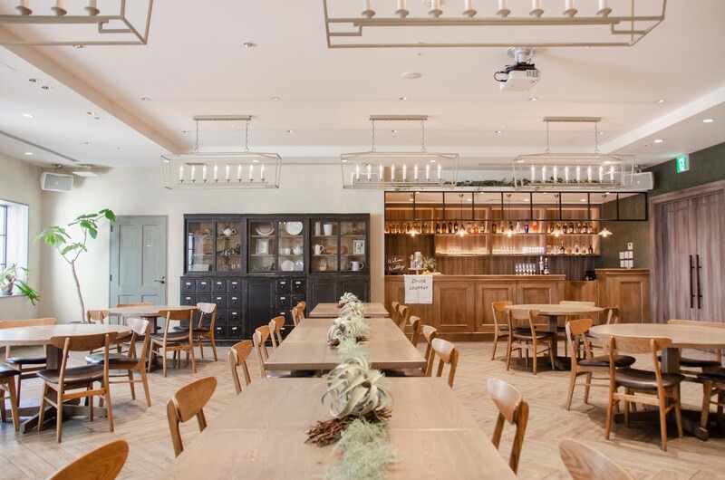 待合スペースも広々と使えます