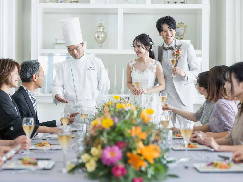 披露宴の価値がより一層高まるフルオーダー料理が最大の魅力