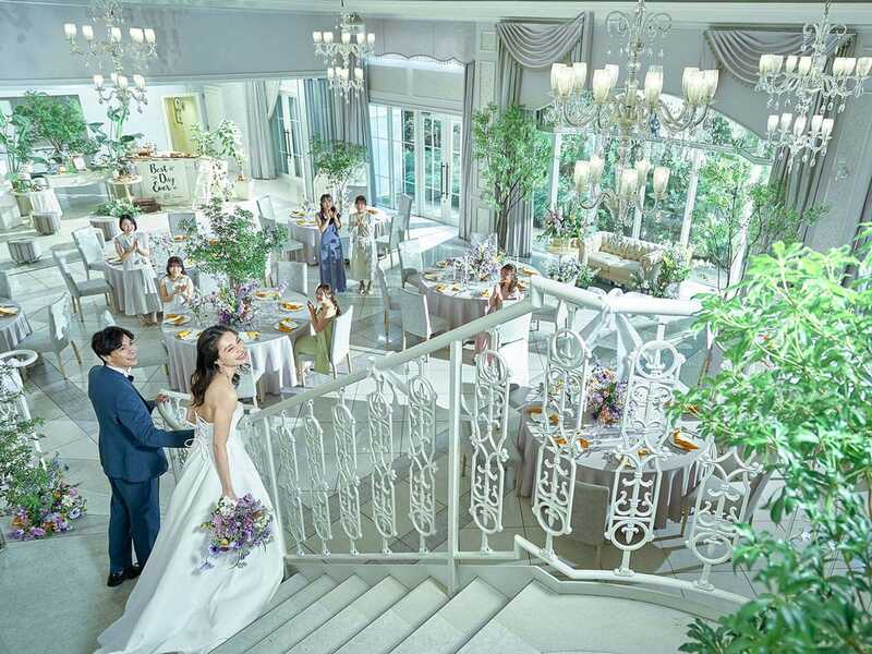 階段やパーテーション等、設備を活かした演出も人気