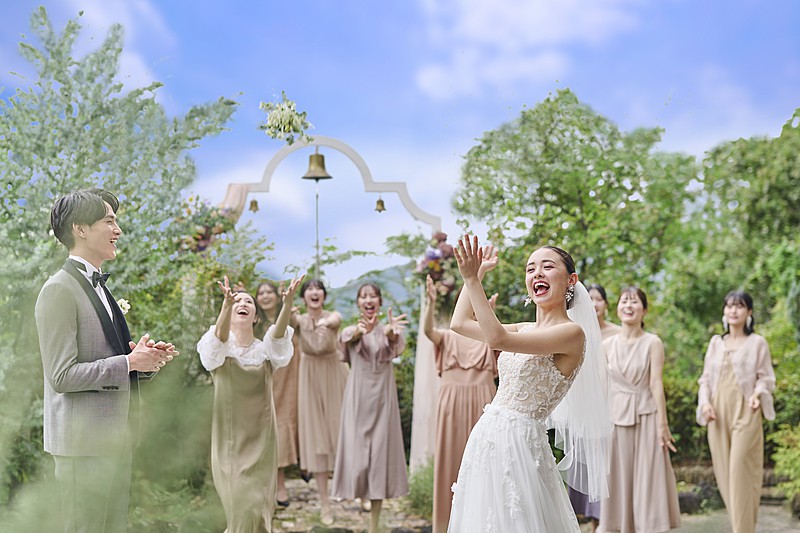 貸切のガーデンを自由に使って、笑顔あふれるワンシーンを