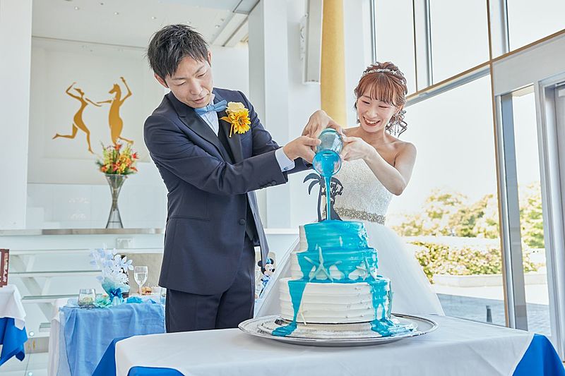 オリジナルウェディングケーキ＆デザート
