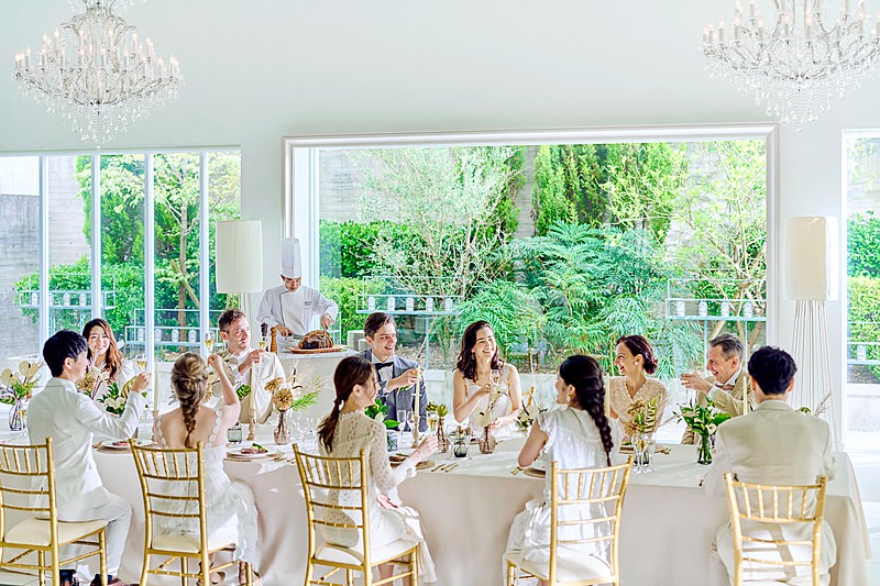 少人数パーティに合わせてレイアウト変更