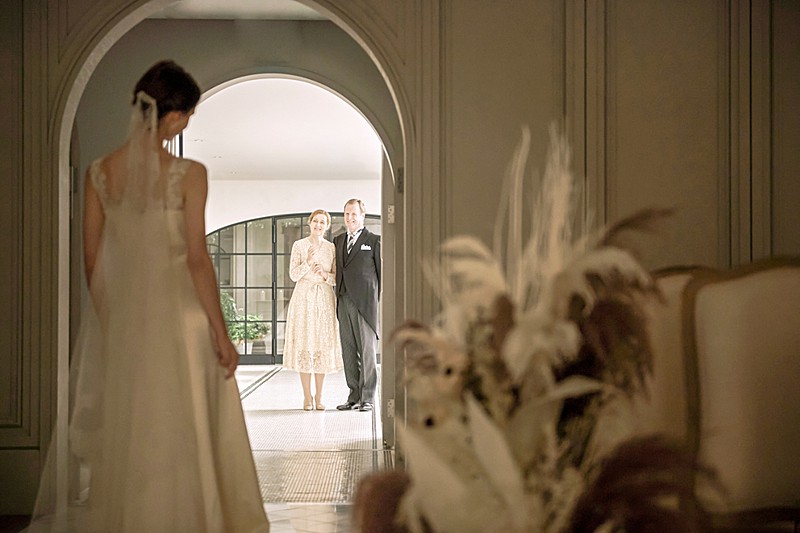 挙式前に大切な家族との時間を過ごせる『ファミリーミート』