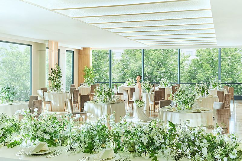 四季折々の表参道の自然と繋がるグランドホール＆テラス