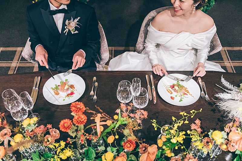 和洋中コースやプリフィックススタイルも選べる幅広いお料理