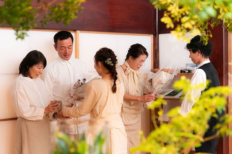 築130年の古民家をリノベーションした会場	