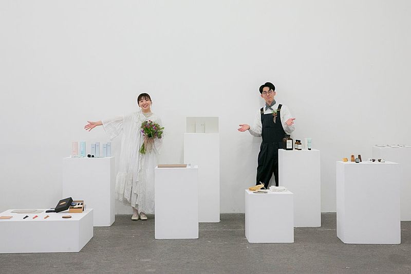 美術館の展示のように、魅せる引出物