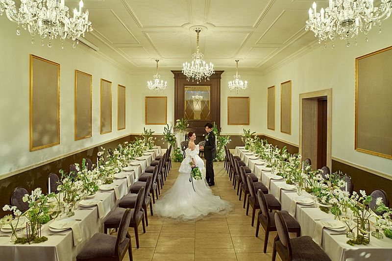 クラシカルな空間を舞台に、演出もコーディネートも自由自在