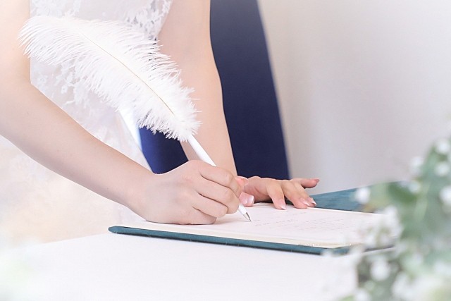 店内やガーデンでの人前式や教会式