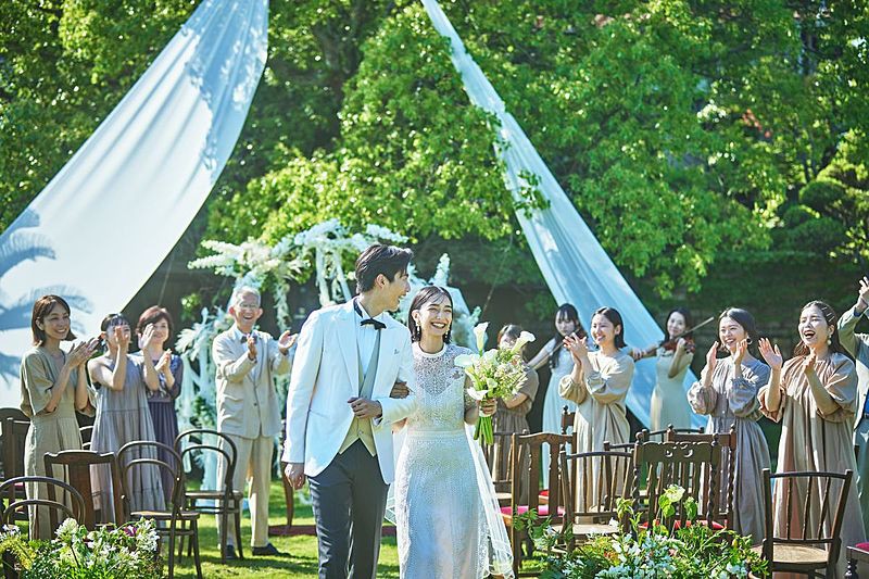 広大なガーデンを自由に