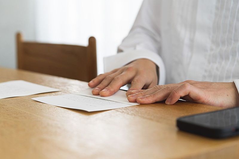 お手紙から始まる1日