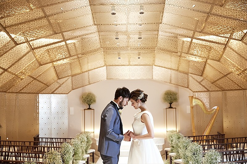 照明効果でお二人らしい演出を