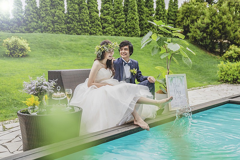 ガーデンの緑と太陽の光に包まれた「OZORA」