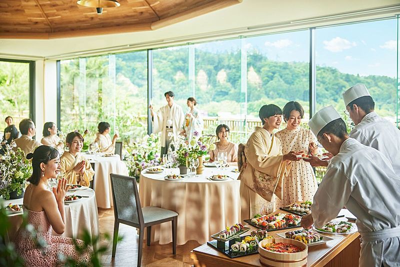 心和む風景を眺めながら、くつろぎのひとときを