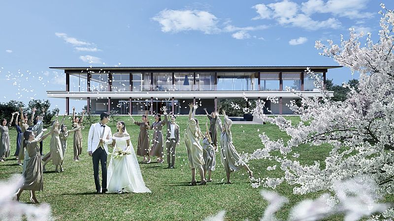 街中では味わえないここならではの自然が広がる邸宅