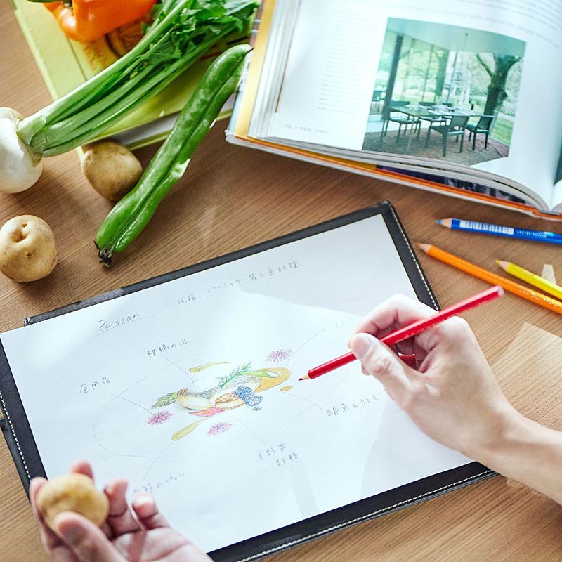 ゲストを想い、シェフと考えるコースメニュー