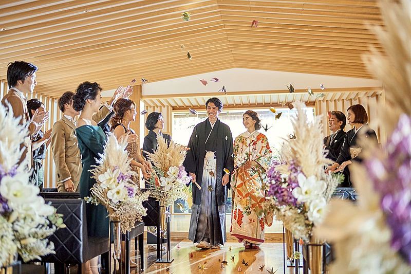 おふたりらしさが伝わる自由な挙式スタイル