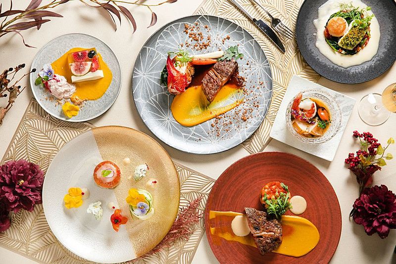 職人のこだわりの特別な日のためのコース料理。