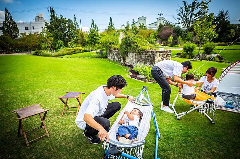 広々とした公園だからこそ叶う空間づくり