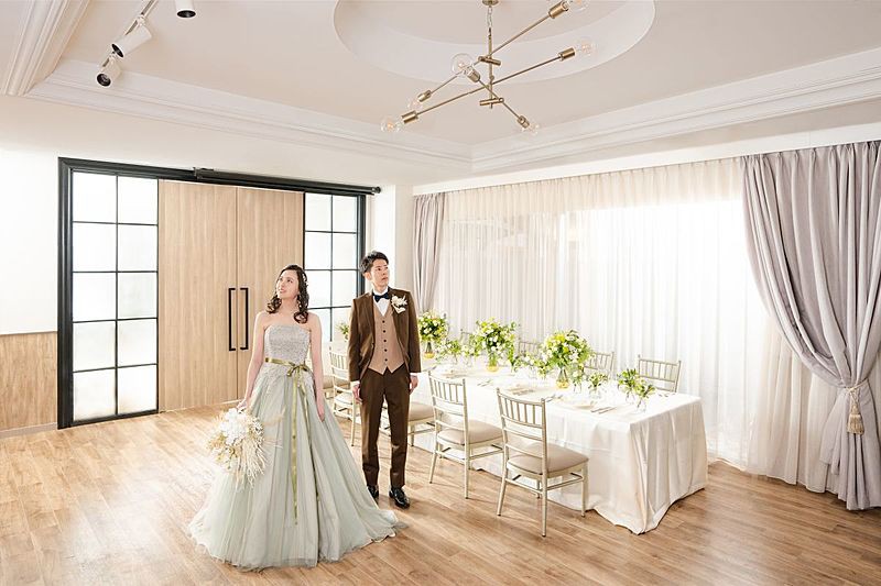 おふたりらしいコーディネートで彩る