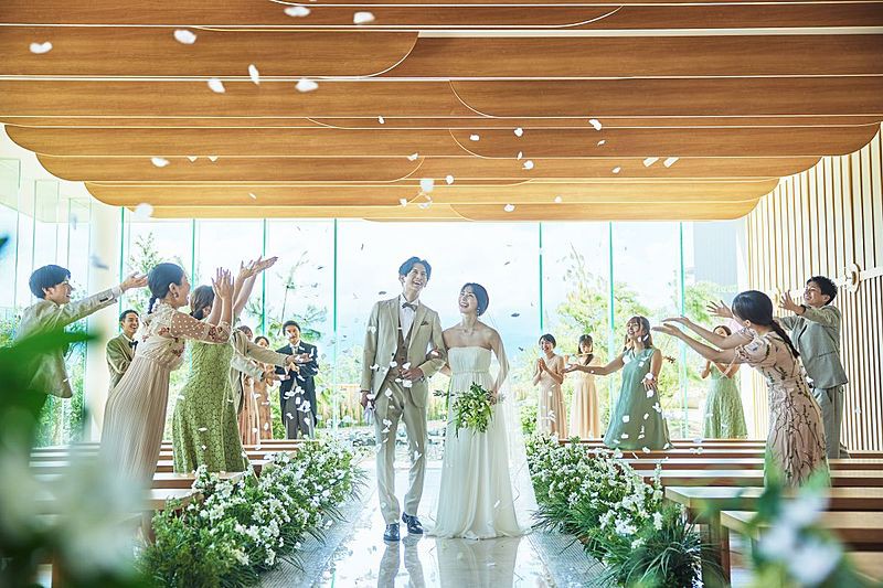 福島の美景が見届ける祝福の瞬間