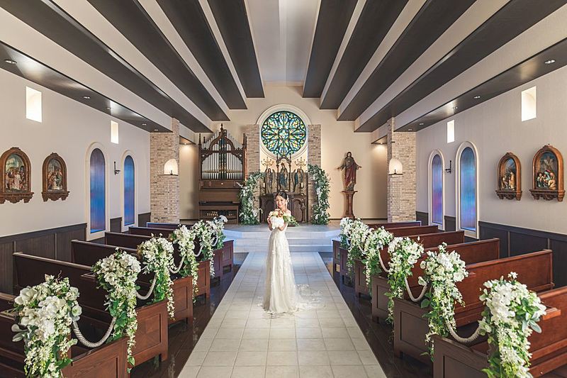 海外から移築した「本物の結婚式」が行える教会