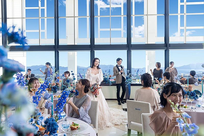 心落ち着く眺望もおもてなしに