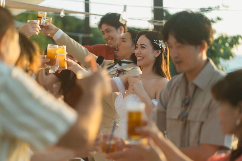 ゲストとの距離が近く感じられるウェディング