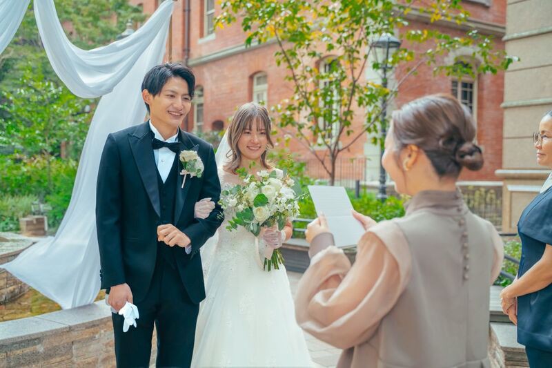 ゲストの言葉が心に残る、人前式スタイル