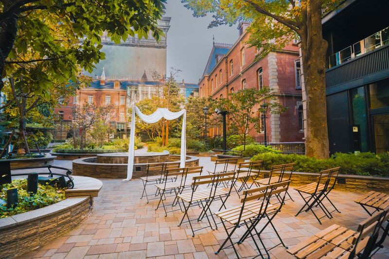 東京駅徒歩圏とは思えない緑あふれる庭園