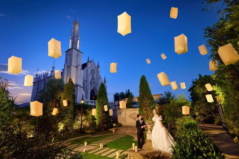 趣の異なるプライベートガーデンでおふたりらしい演出も叶えて