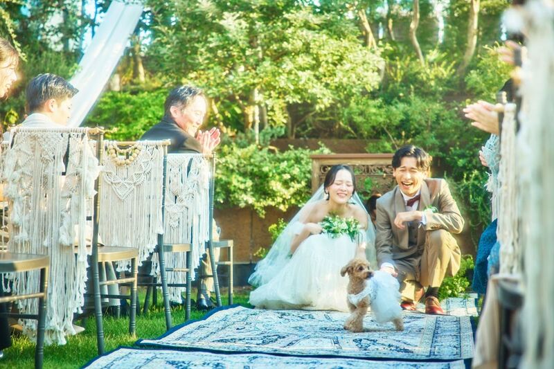 ペットウエディングも可能