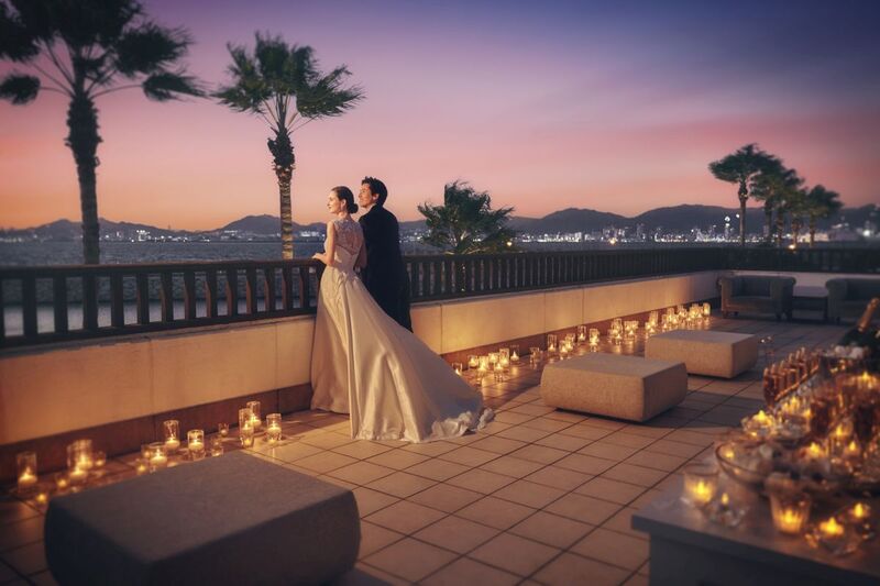 幻想的な雰囲気に包まれるマジックアワー