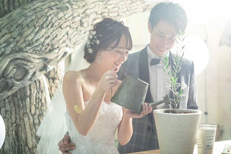 【オリジナルセレモニー】オリーブの植樹セレモニー