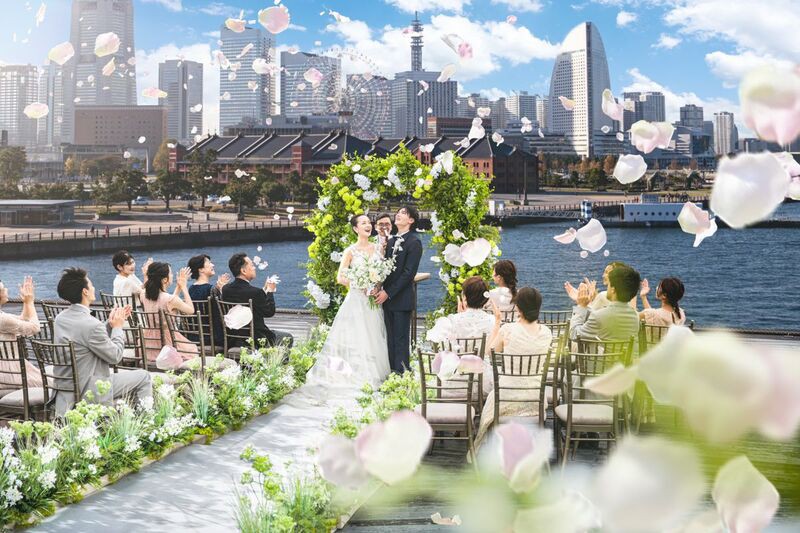 みなとみらいの名所“大さん橋”とのNew*WEDDING