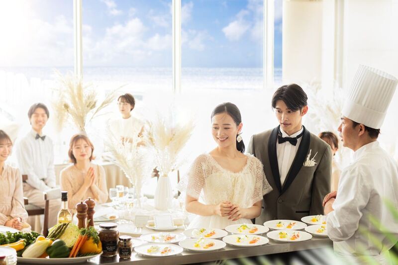 全ての会場にオープンキッチン完備、五感を刺激する美食をお届け