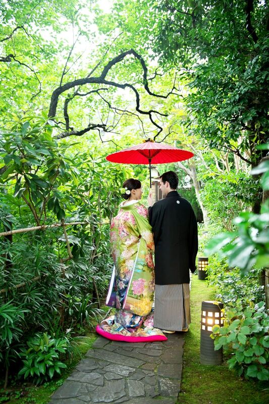 和装が映えるロケーション
