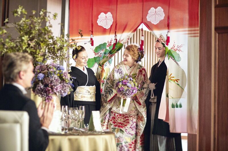 和と洋を掛け合わせた演出で、金沢を感じる祝宴を