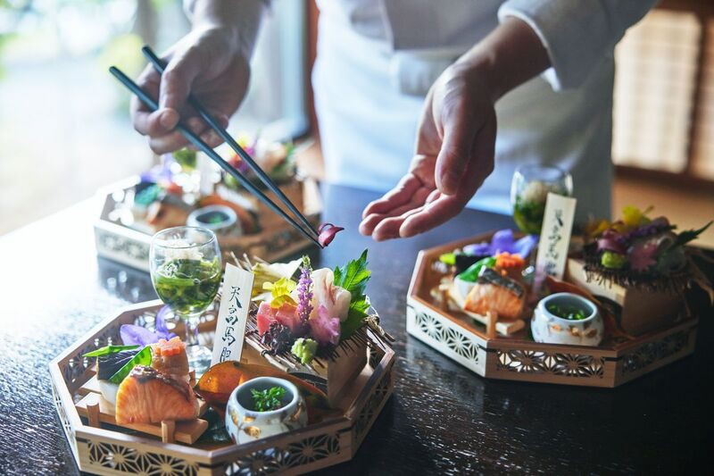 旬の北陸の食材を惜しみなくつかった和のおもてなし
