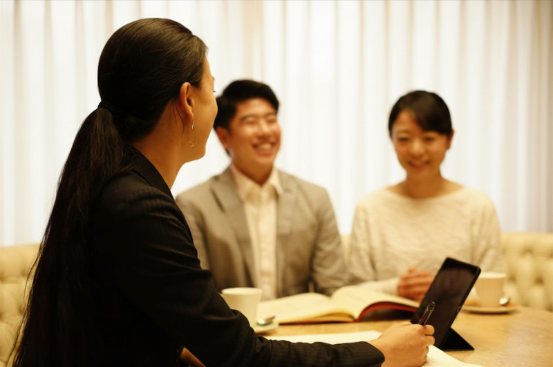 お二人の希望に合わせて、結婚式をプランニング     