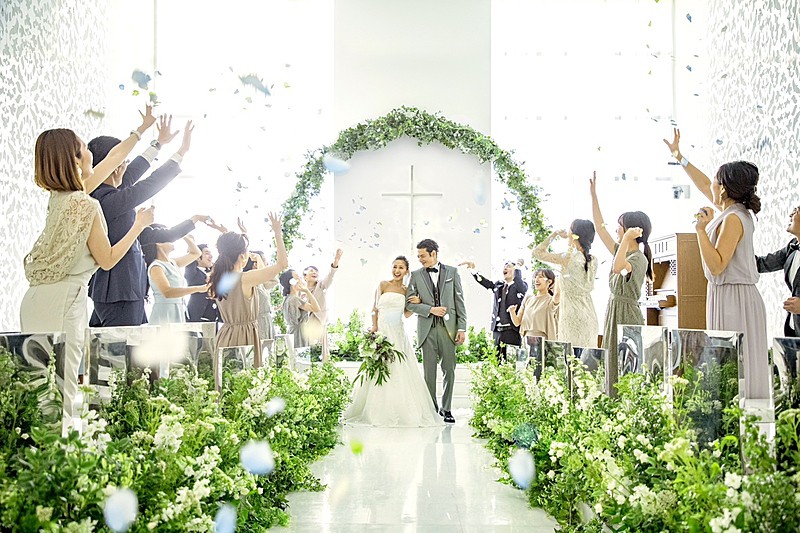 入口から1組貸切でふたりらしさをカタチにした一日