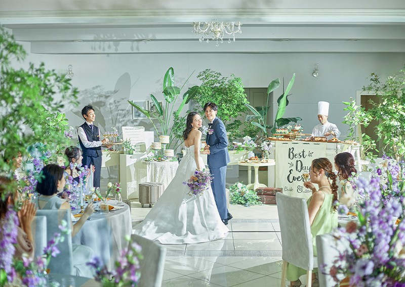 好きなものに囲まれる自由な披露宴演出