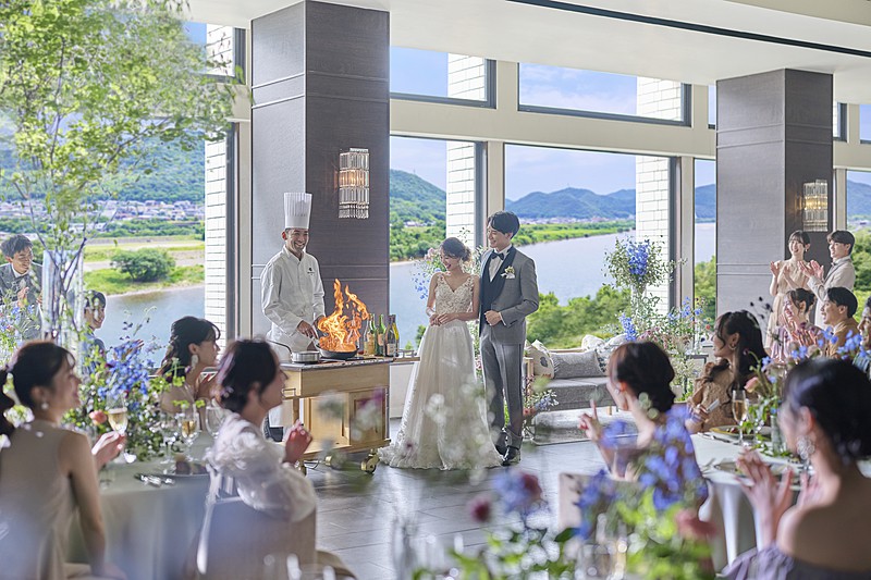 ふたりの好みで選べる4つの披露宴会場