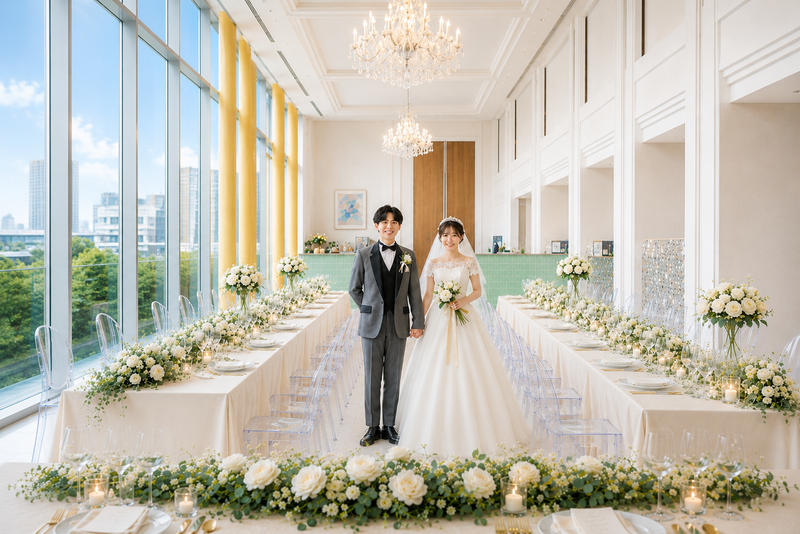 海・空・ガーデン。全部叶う、わたしらしい“みなとみらい婚“